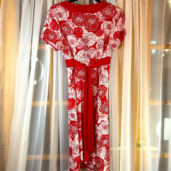 Item 58 Midi V neck dress size S - Picture 3 of 4